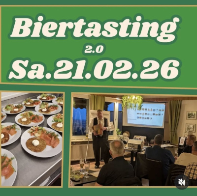 Bierprobe mit Buffet