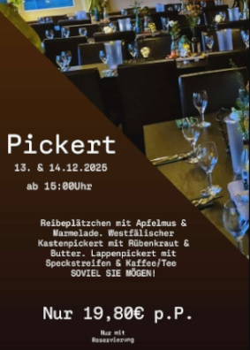 Pickert essen in Dissen