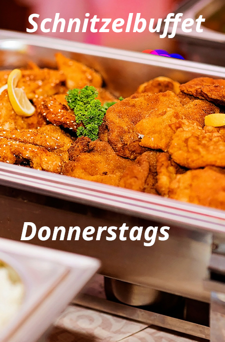 Schnitzelbuffet jeden Donnerstag