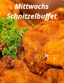 Jeden Mittwoch Schnitzelbuffet